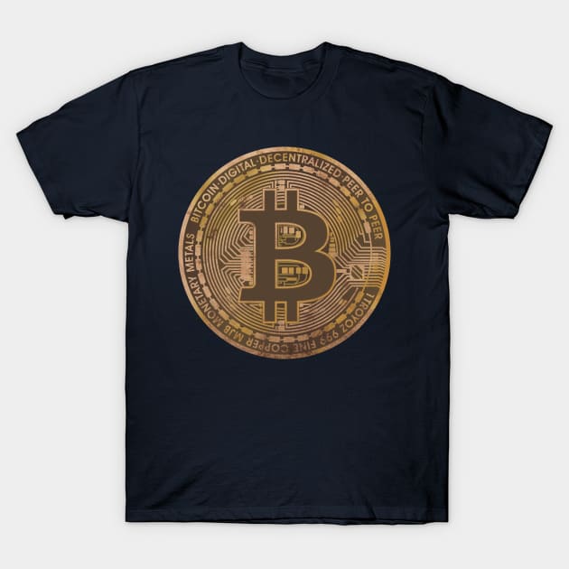 Bitcoin Digital Money T-Shirt by Tpixx